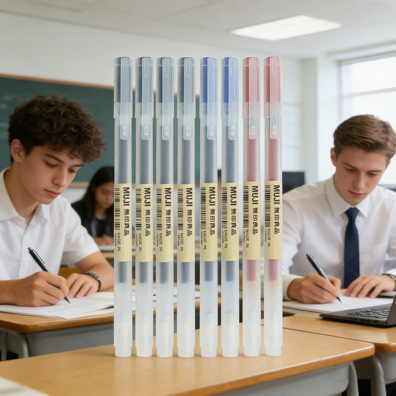 6/8Pcs MUJIs Style Gel Pens, B - огляд і ціна Muji Stationery Gel Pen