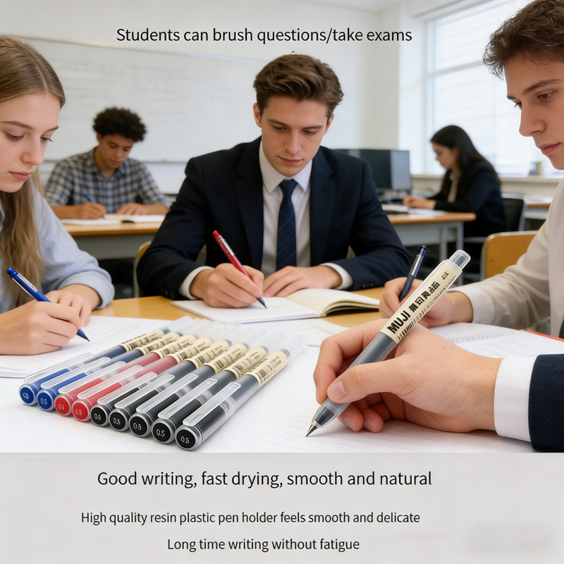 6/8Pcs MUJIs Style Gel Pens, B - огляд і ціна Muji Stationery Gel Pen
