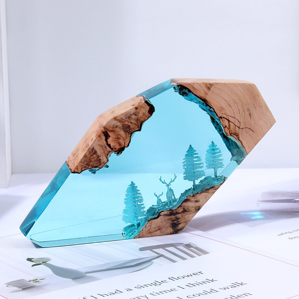 Forest Fairy Deer Desktop Art  - огляд і ціна Resin Crafts
