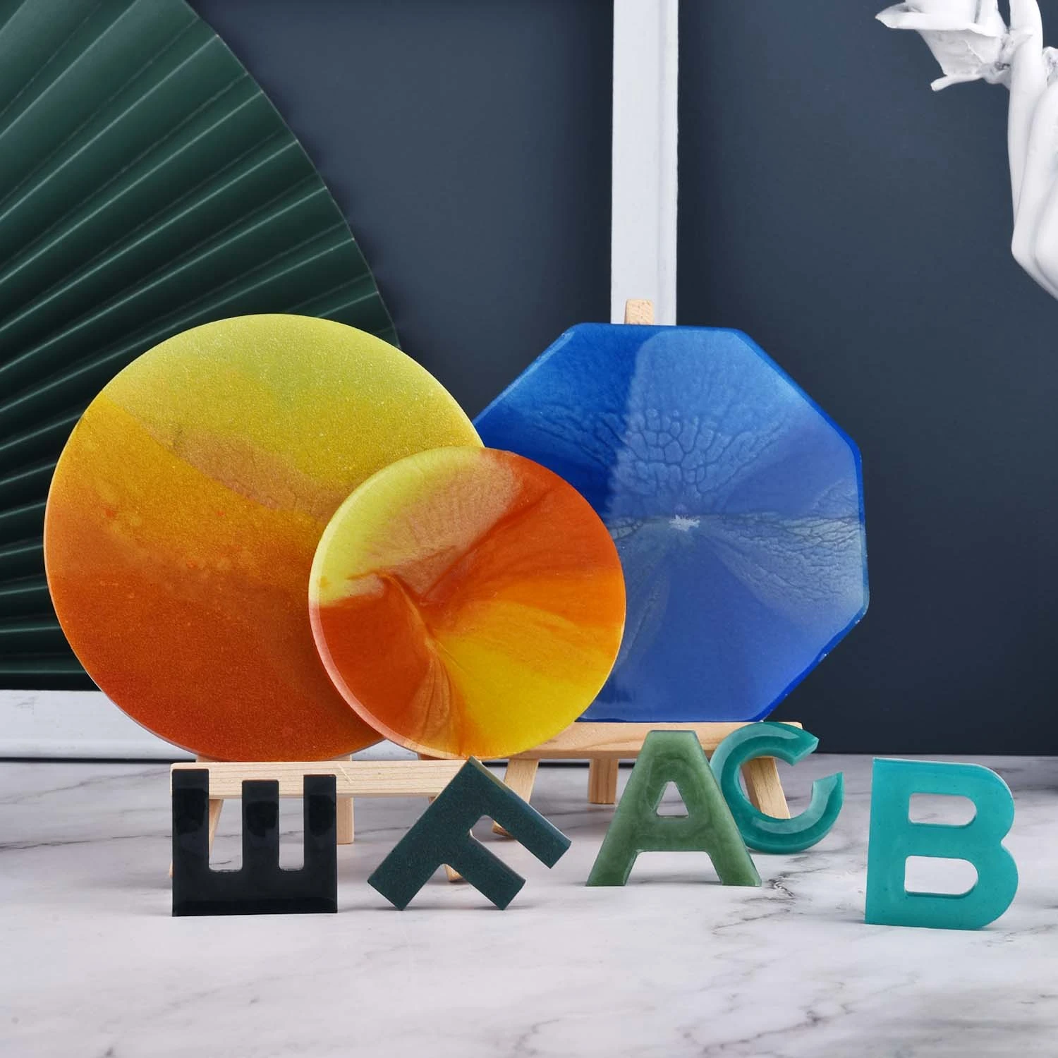 6 Colors/Set Pearlescent Powde - огляд і ціна Resin Pigment Set